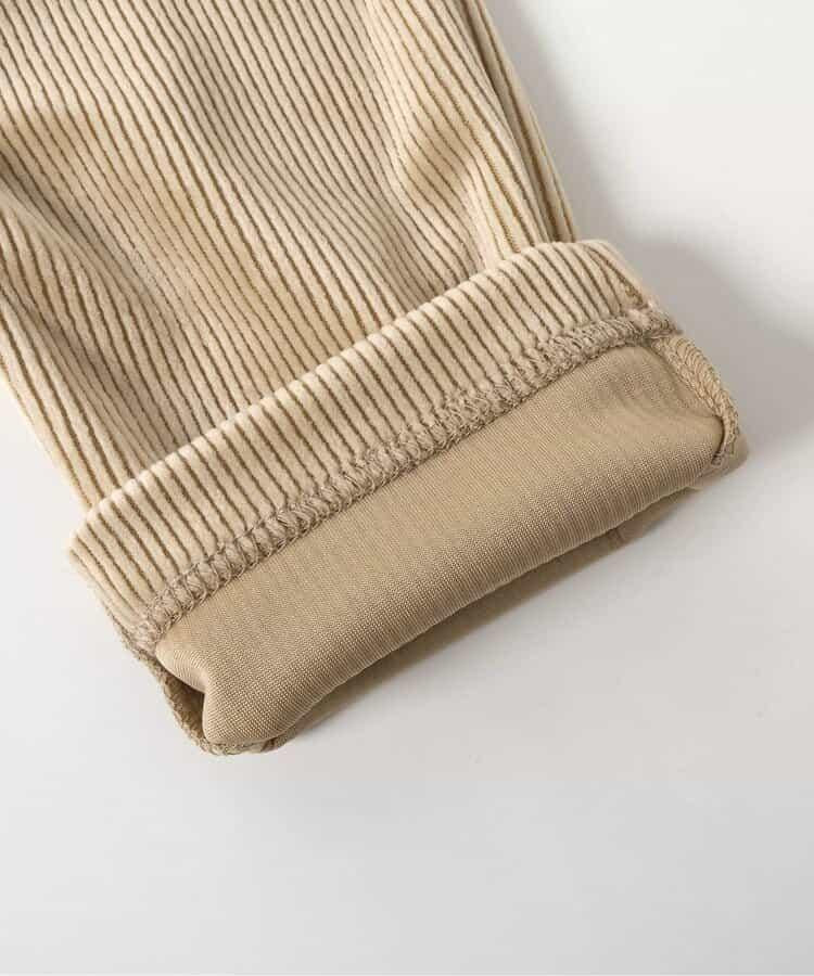 星形口袋燈芯絨長褲 10分丈