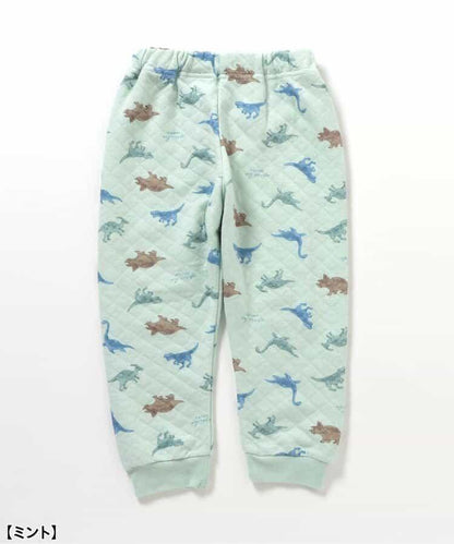 麵包&恐龍圖案絎縫睡衣