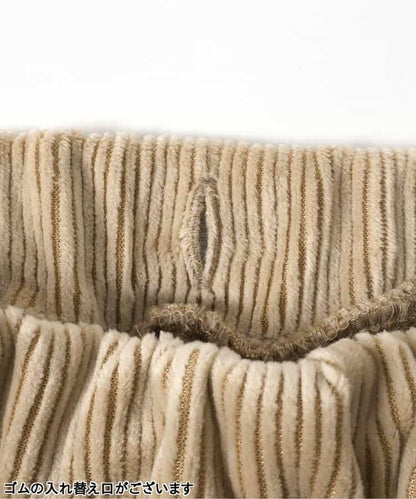 星形口袋燈芯絨長褲 10分丈