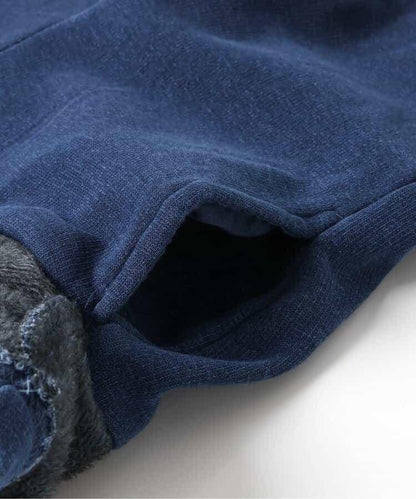 內層搖粒絨荷葉邊/7天穿搭風格褲子 十分褲