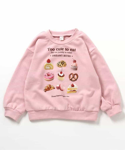 GIRLS轉印圖案衛衣