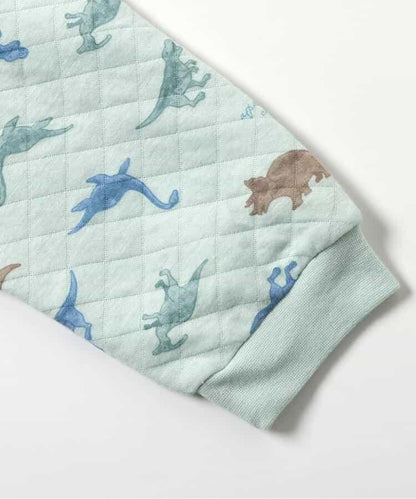 麵包&恐龍圖案絎縫睡衣