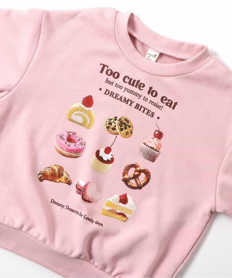 GIRLS轉印圖案衛衣