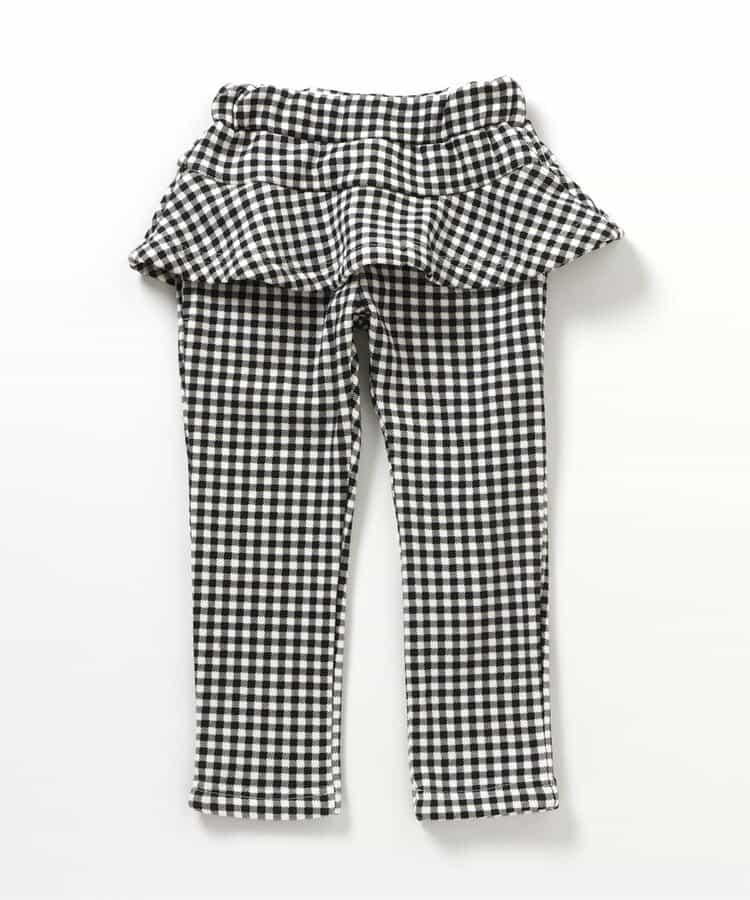 內層搖粒絨荷葉邊/7天穿搭風格褲子 十分褲