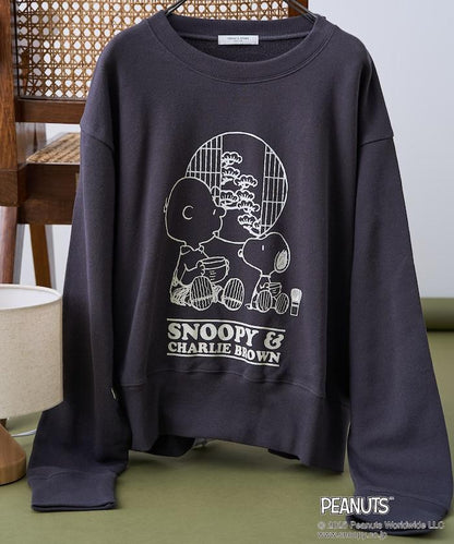《PEANUTS》茶室印花衛衣