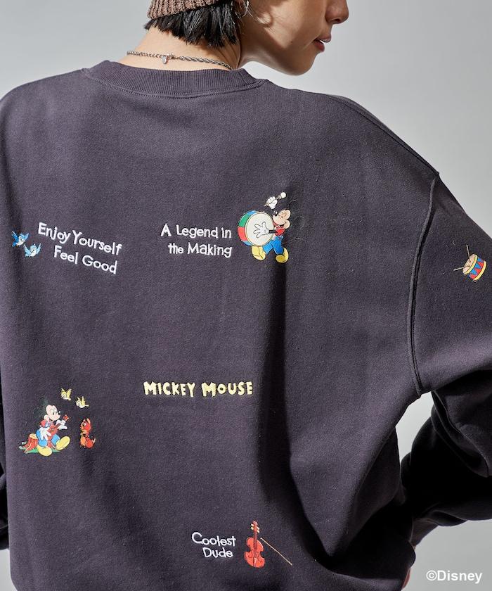 【MICKEY MOUSE】復古刺繡衛衣