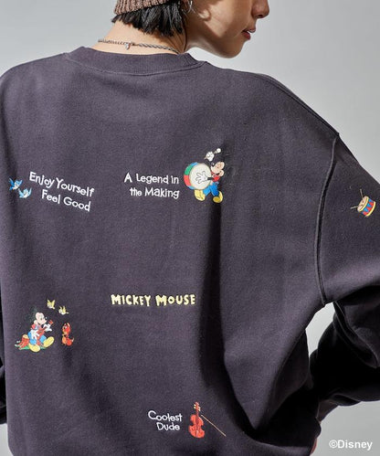 【MICKEY MOUSE】復古刺繡衛衣