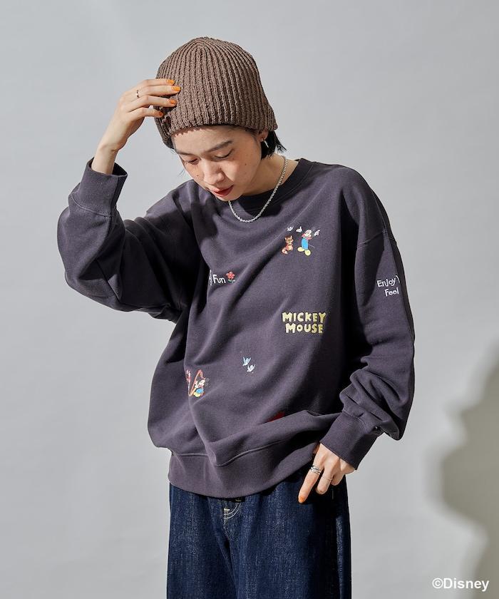 【MICKEY MOUSE】復古刺繡衛衣