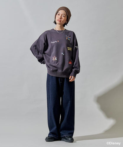 【MICKEY MOUSE】復古刺繡衛衣