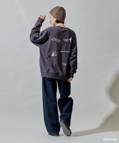 【MICKEY MOUSE】復古刺繡衛衣