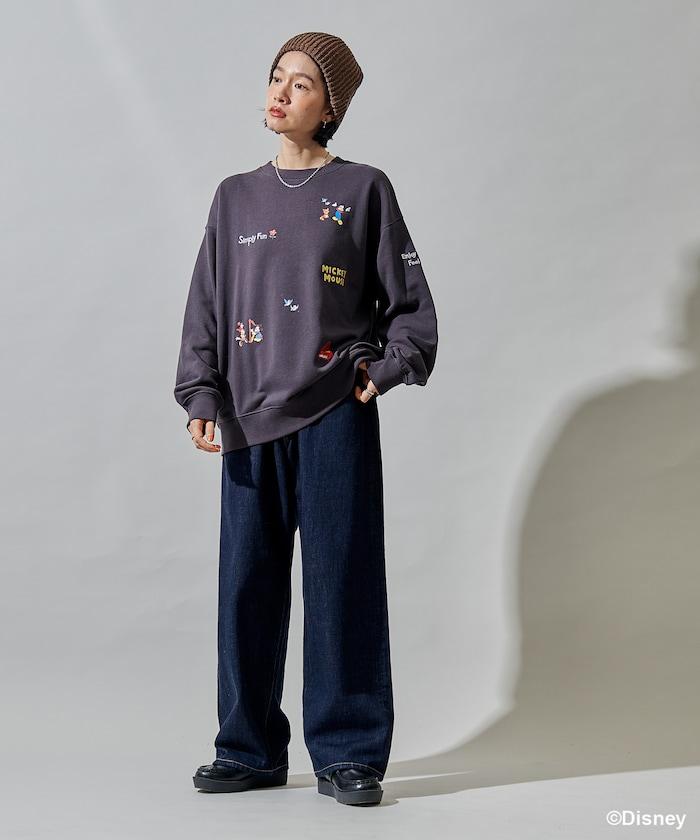 【MICKEY MOUSE】復古刺繡衛衣