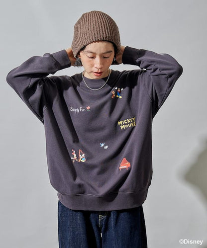 【MICKEY MOUSE】復古刺繡衛衣