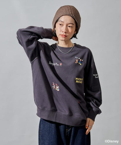 【MICKEY MOUSE】復古刺繡衛衣