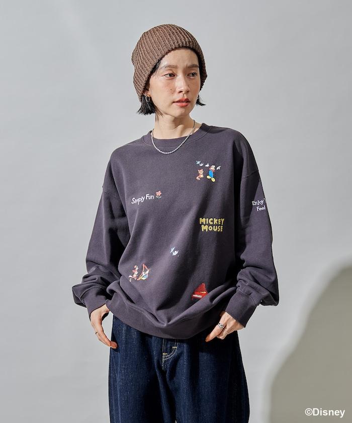 【MICKEY MOUSE】復古刺繡衛衣