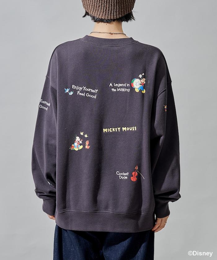 【MICKEY MOUSE】復古刺繡衛衣