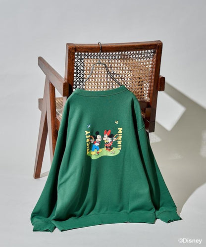 【MICKEY MOUSE】復古包袋印花衛衣