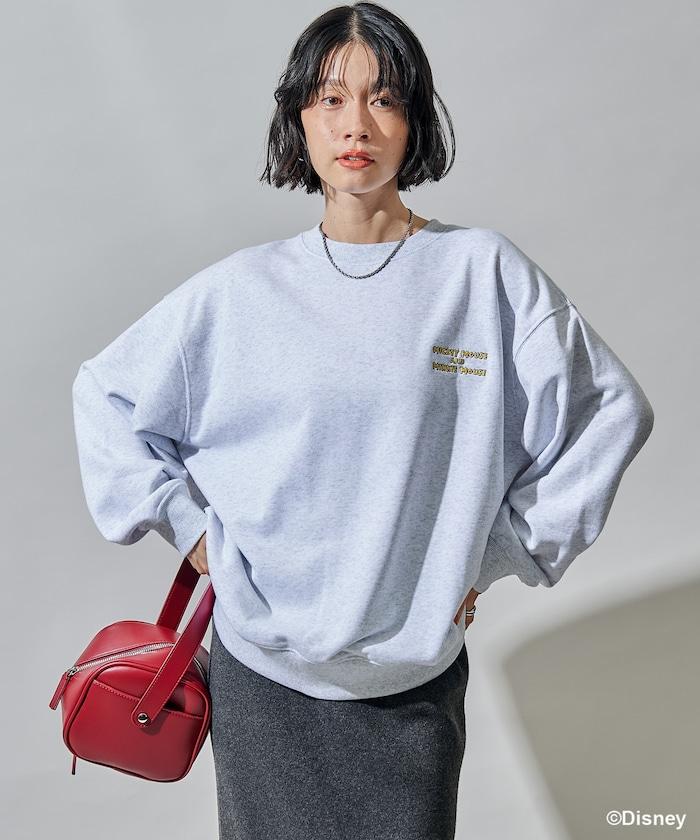 【MICKEY MOUSE】復古包袋印花衛衣
