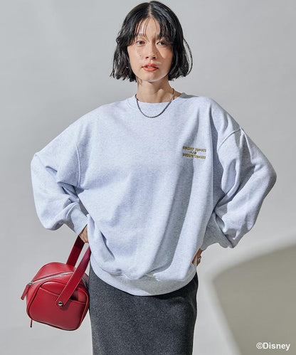 【MICKEY MOUSE】復古包袋印花衛衣