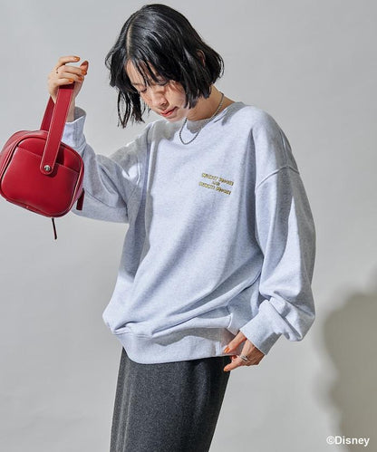 【MICKEY MOUSE】復古包袋印花衛衣