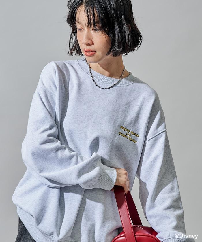 【MICKEY MOUSE】復古包袋印花衛衣