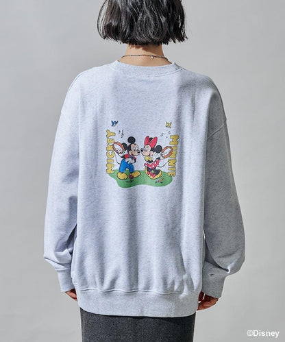 【MICKEY MOUSE】復古包袋印花衛衣