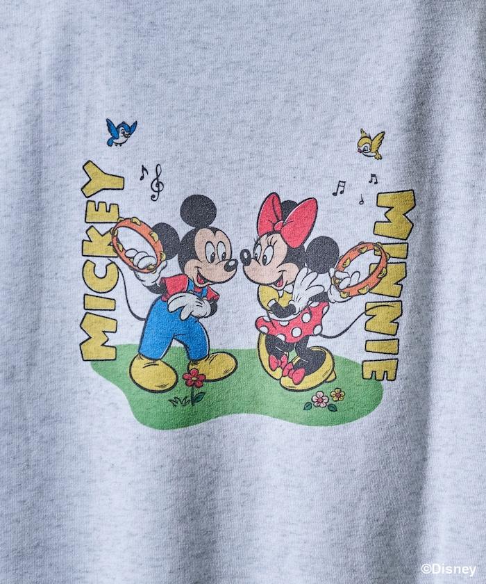 【MICKEY MOUSE】復古包袋印花衛衣