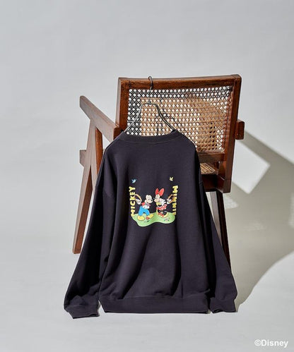 【MICKEY MOUSE】復古包袋印花衛衣