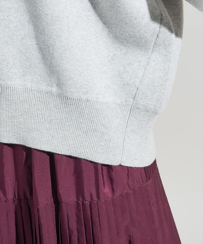 【可機洗】衛衣風格字母針織套頭衫