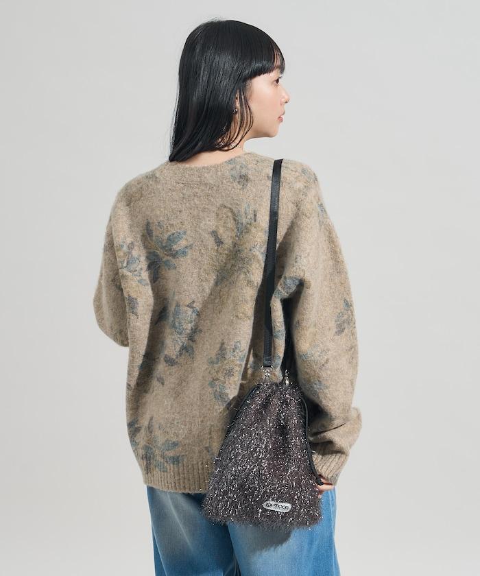 花卉印花針織開衫