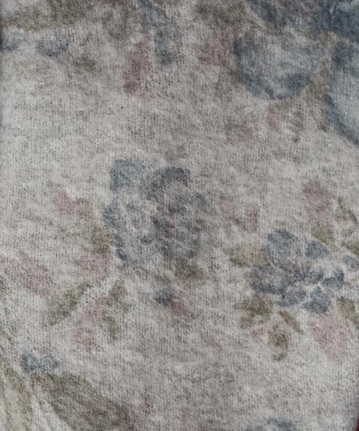 花卉印花針織開衫