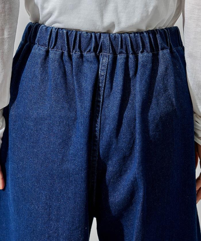 ＜有小個子尺碼＞加絨水洗牛仔休閒褲