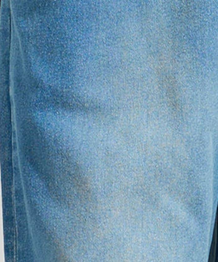 ＜有小個子尺碼＞加絨水洗牛仔休閒褲