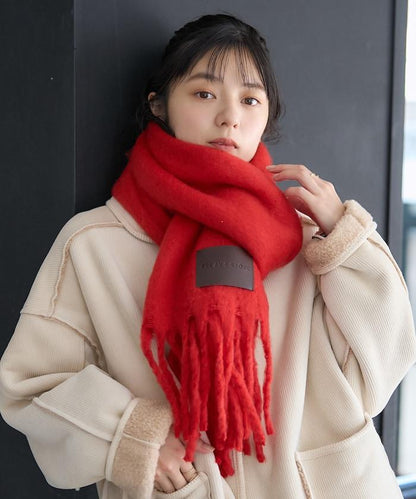 加厚流蘇圍巾