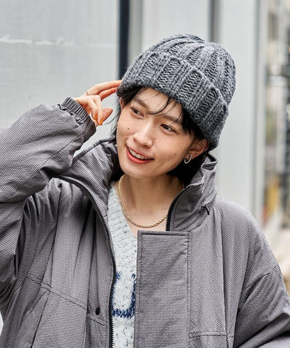 粗針織毛線帽