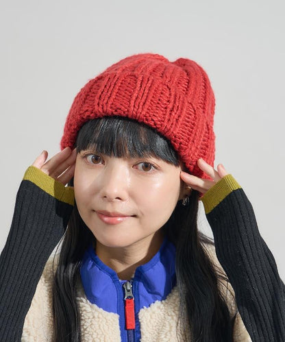 粗針織毛線帽