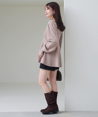 【Kastane】吊帶荷葉邊針織衫