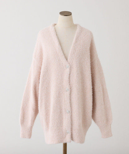 天鵝絨針織開衫