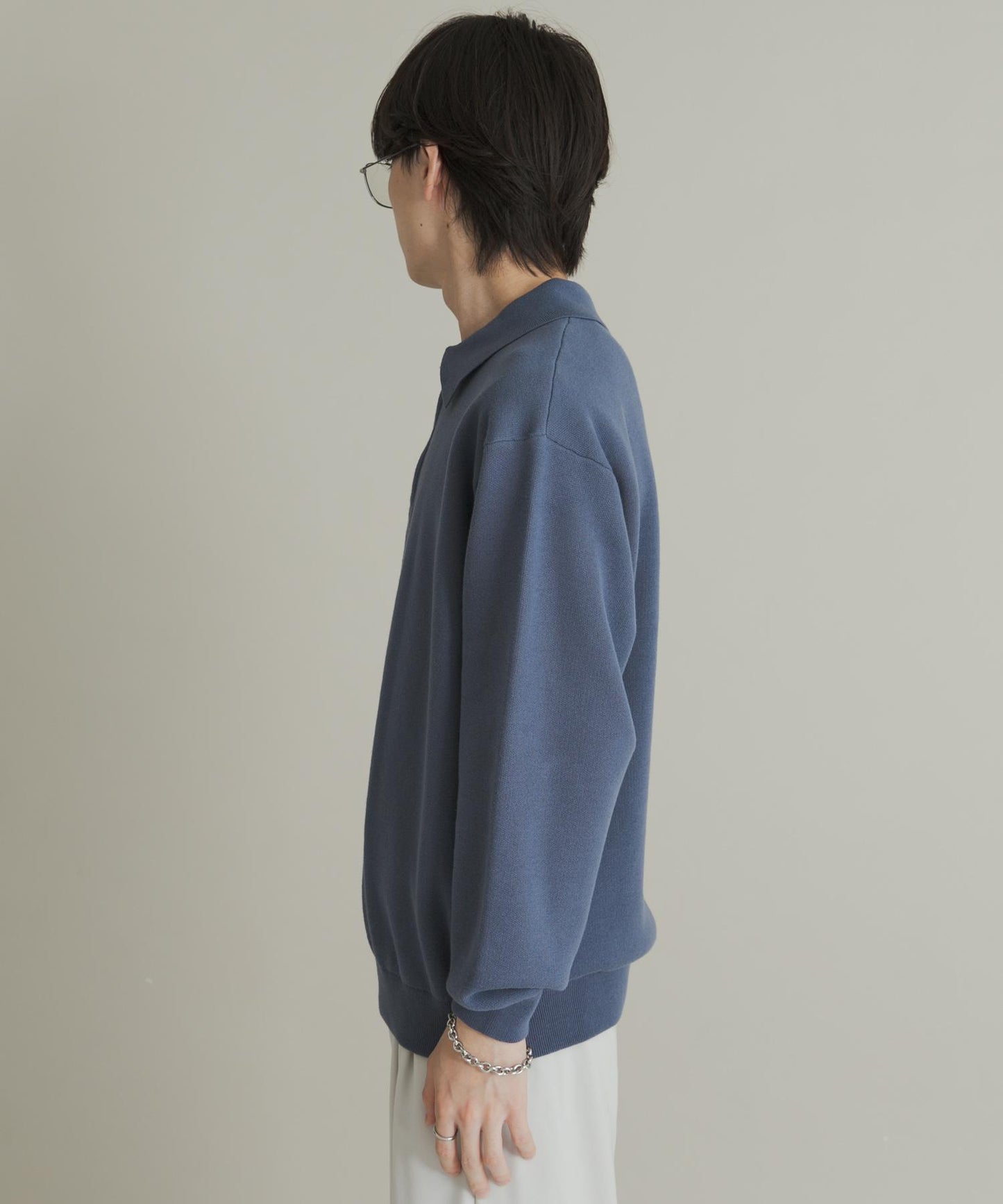 衛衣風半拉鍊針織衫