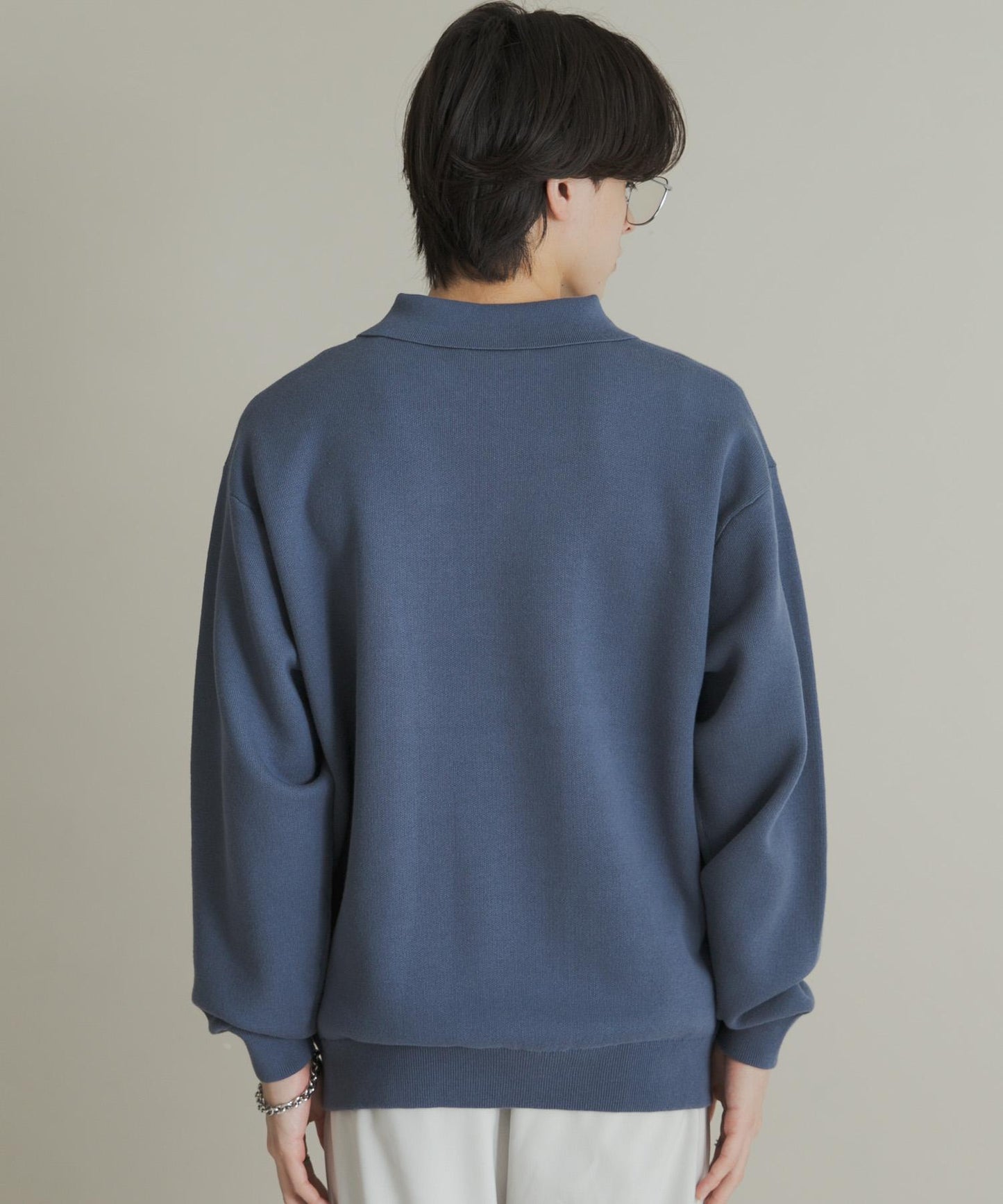 衛衣風半拉鍊針織衫