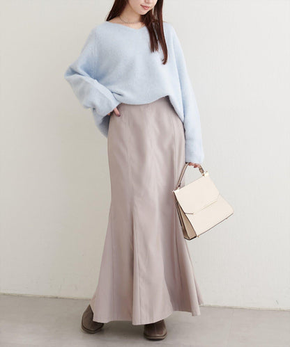 愛心高腰加絨美人魚裙