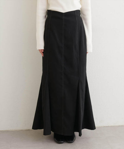 愛心高腰加絨美人魚裙