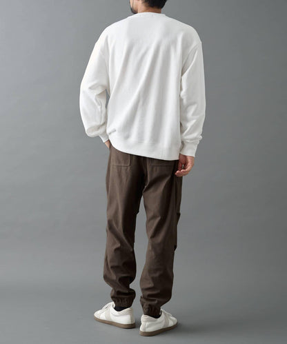 彈力燈芯絨束腳褲