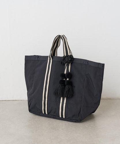 《FRIPIER》帶吊飾拼色托特包