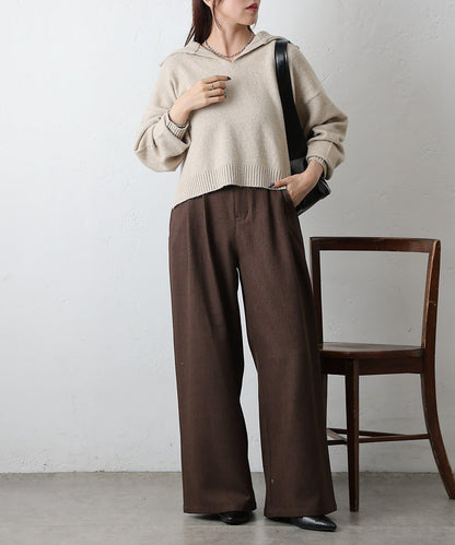 柔軟帶領開襟襯衫