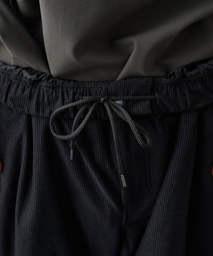 彈力燈芯絨束腳褲