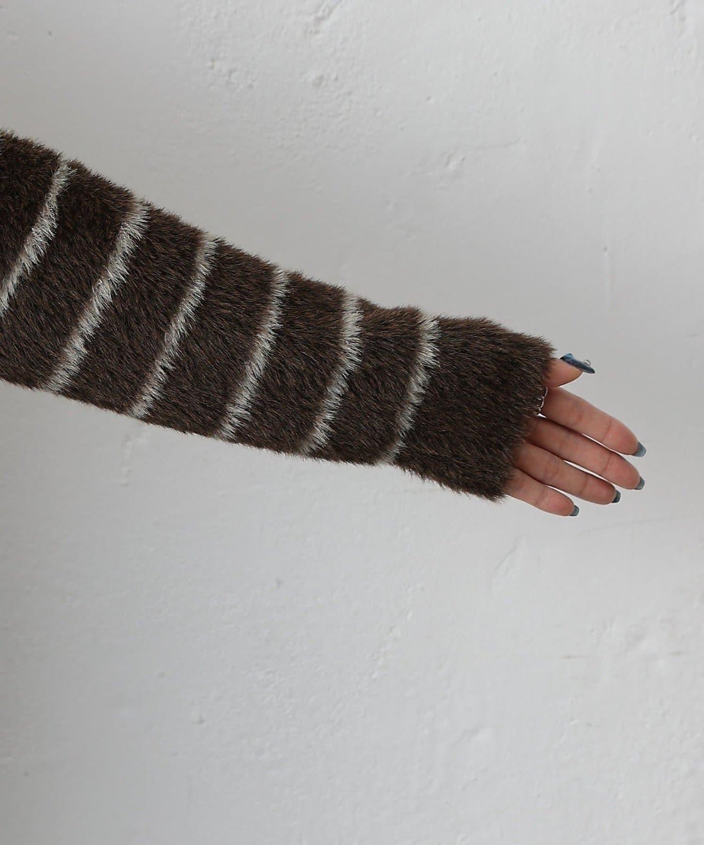 毛圈條紋針織套頭衫