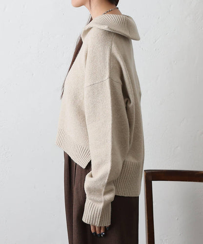 柔軟帶領開襟襯衫