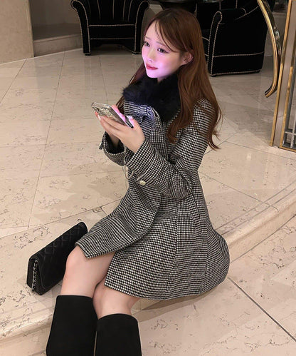 Keru 多功能蝴蝶結中長款大衣