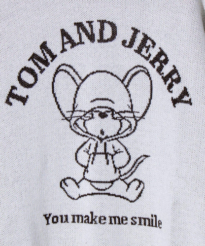 【MICKEY&JERRY】男女同款提花針織衫