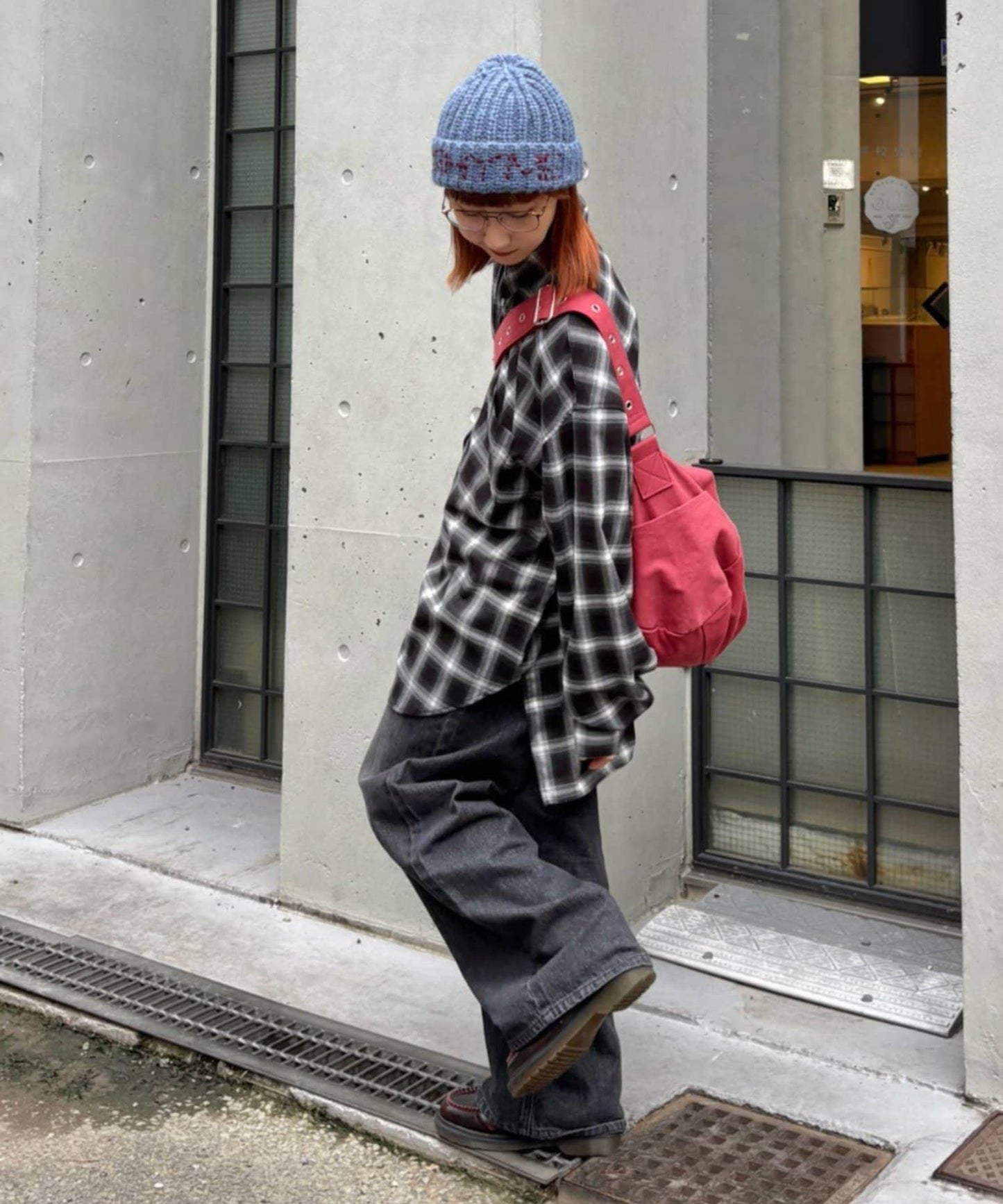 【UNISEX】刺繡logo針織帽